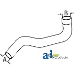 UJD11314     Lower Hose---Replaces L61989